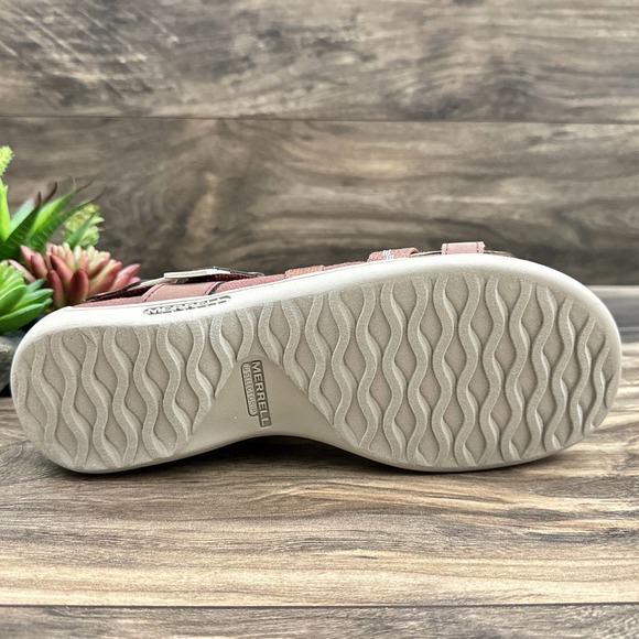 NIB Merrell 9M District Mendi Backstrap Sport Sandal Marron Burlwood - Picture 8 of 10